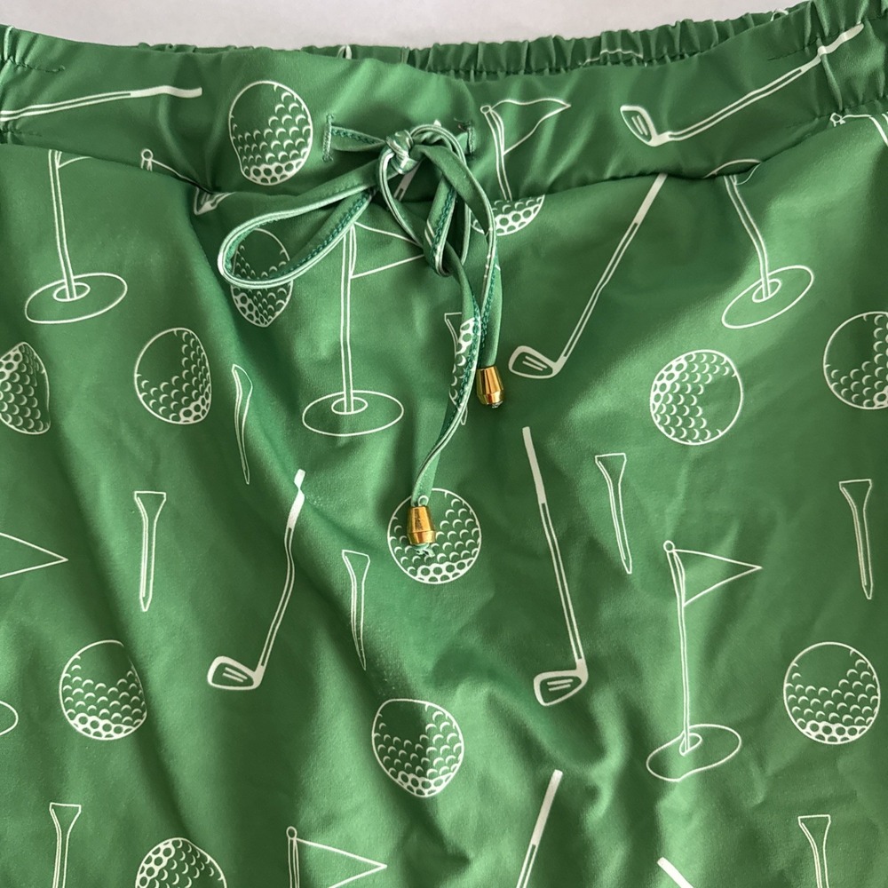 Jess Lea Green On Par Golf Skort Super Cute Fun Country Club Size XL - Picture 2 of 9
